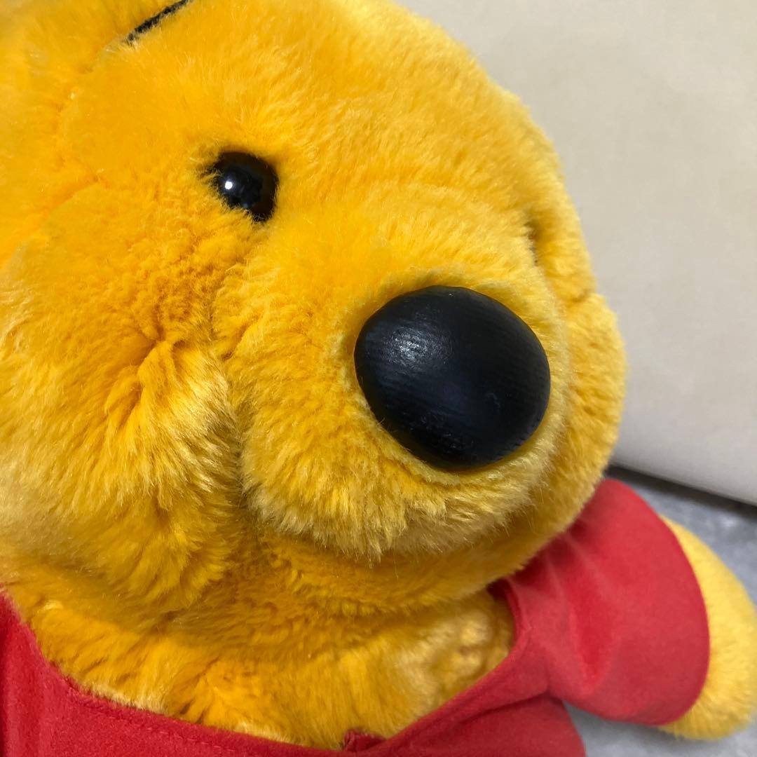 [美品・レア・レトロ]ディズニー　プーさん　BIG サイズ ぬいぐるみ　パペット