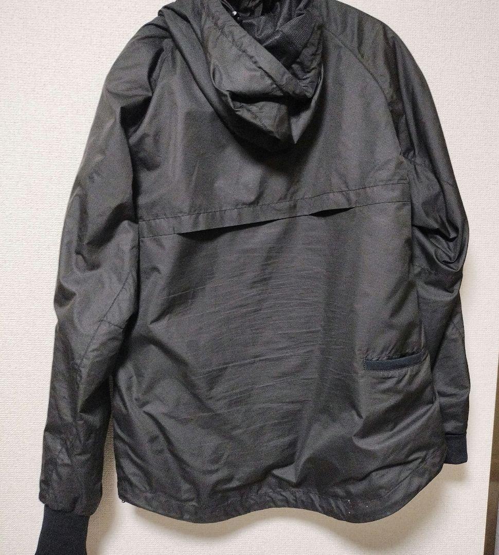 narifuri 黒 プルブレーカー フード付き