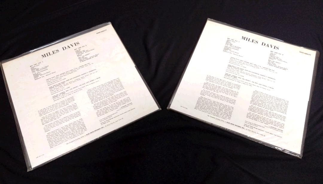 MILES DAVIS VOLUME1&VOLUME2 LPレコード 2枚セット