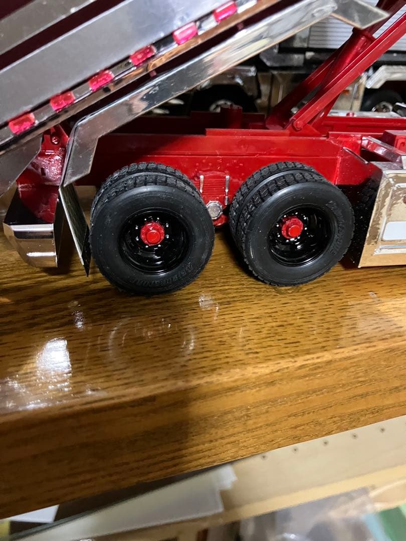 プロフィア、デカ箱ダンプ、デコトラ、完成品1／32