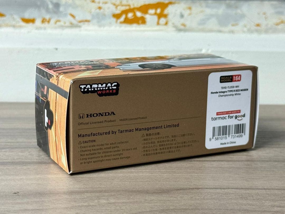 Tarmac 1/64 Mugen Honda TYPER DC2 限定版 銀