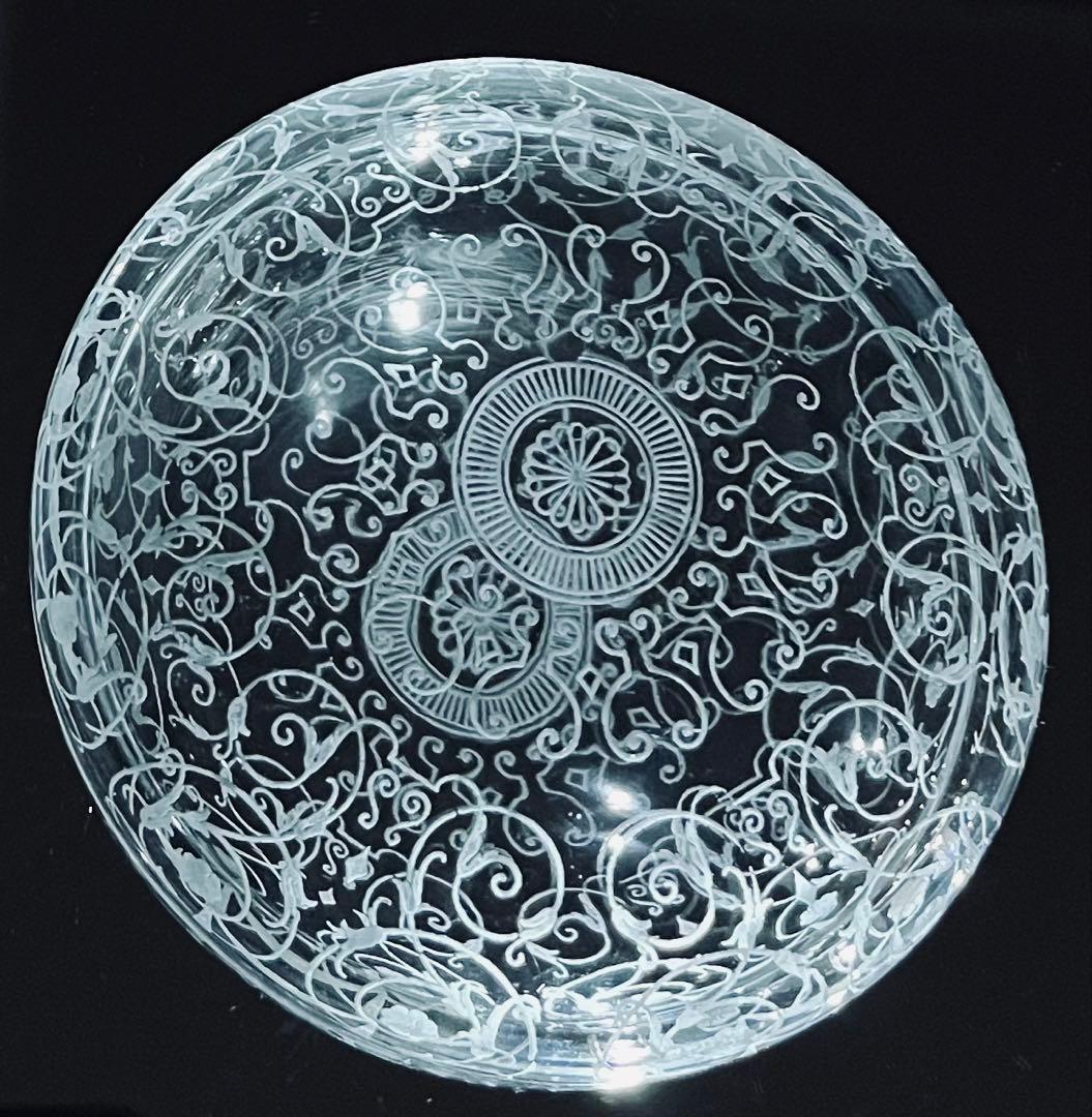 BACCARAT バカラ/ ※美品 ミケランジェロ　蓋物　ボンボニエール