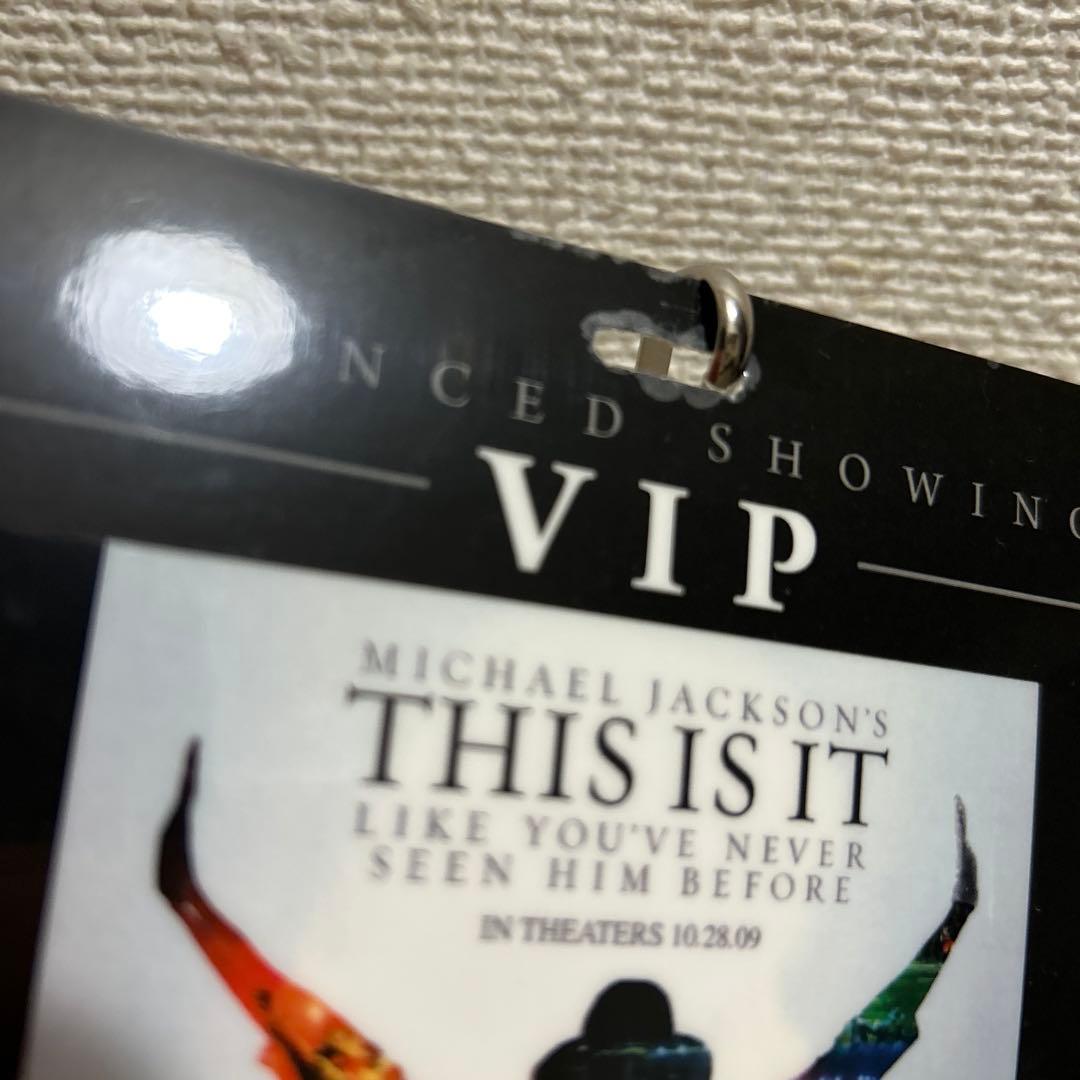 マイケル・ジャクソン THIS IS IT VIPパス　セット先行プレミア上映