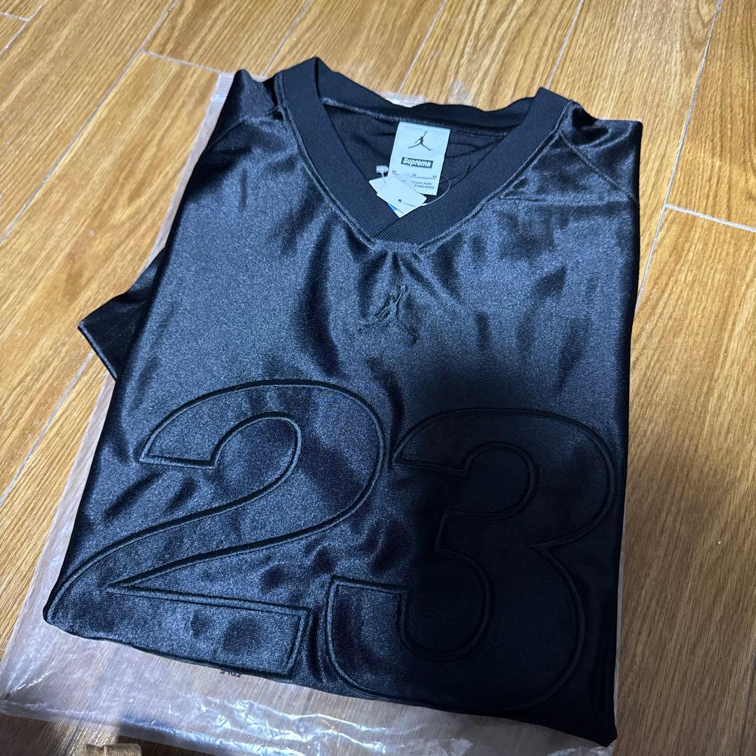 シャツ Supreme x Jordan Warm Up Jersey \"Black\"