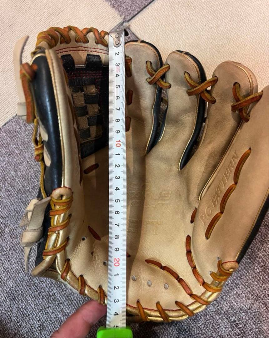 ZETT 軟式用グローブ ネイビー/ベージュ　プロステータス　限定　源田モデル