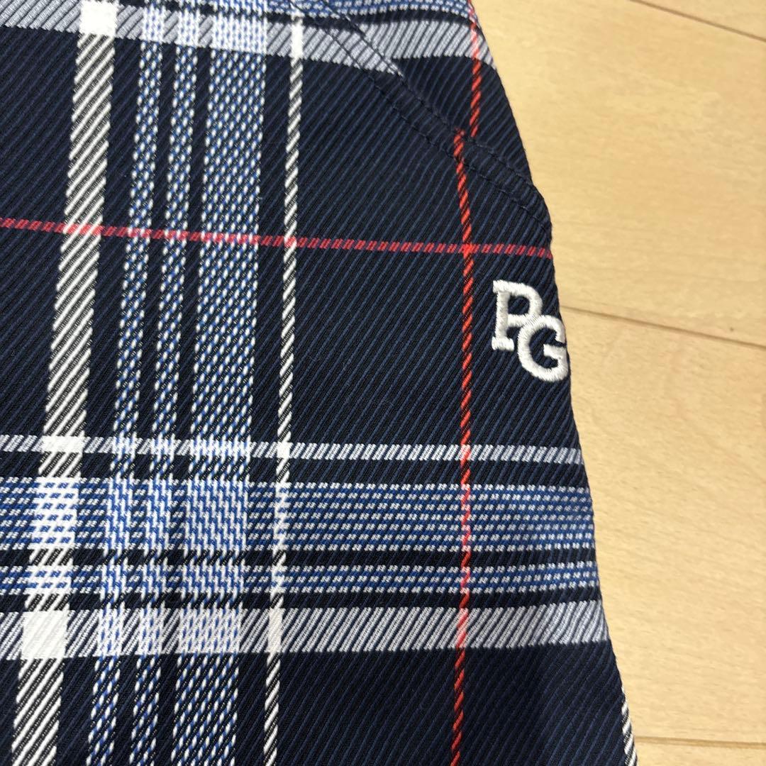 【新品未使用】PEARLY GATES パーリーゲイツ　チェックスカートタグ無し