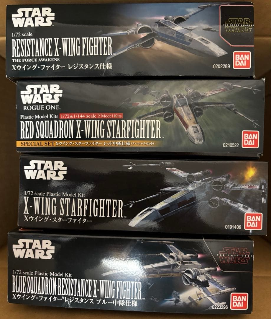 X-WING STAR FIGHTER バンダイプラモデルまとめ売り
