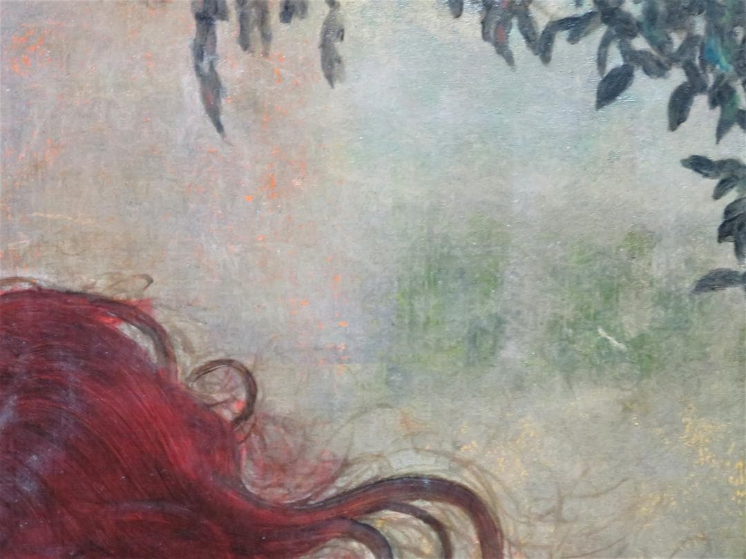 ◆小川以久男　「エウロペ」　油彩F15号　裸婦　ギリシャ神話　 安田火災賞　◆