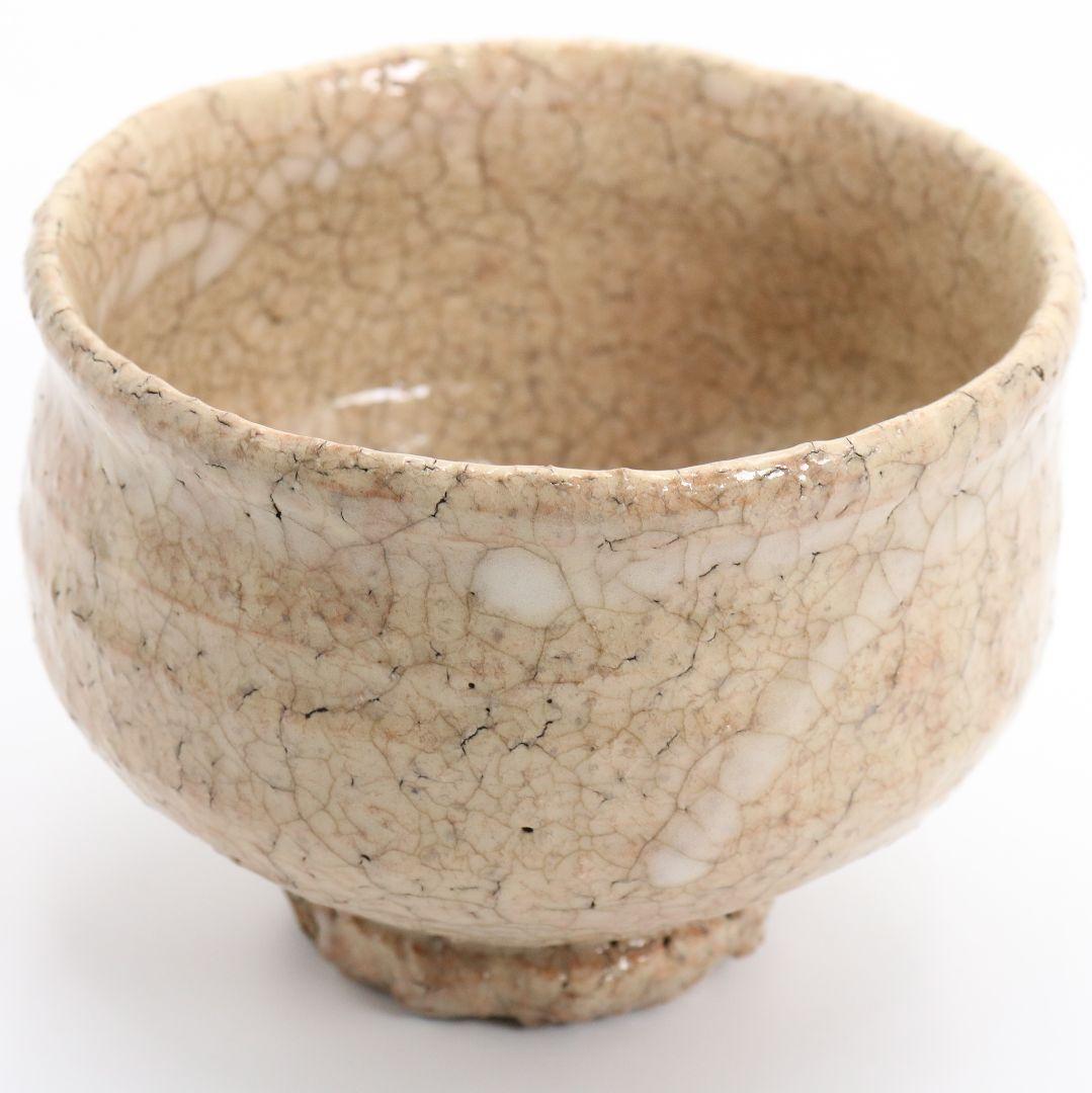 九世 坂高麗左衛門作 萩焼 茶碗 表千家十三代 即中斎書付　SX638　DD