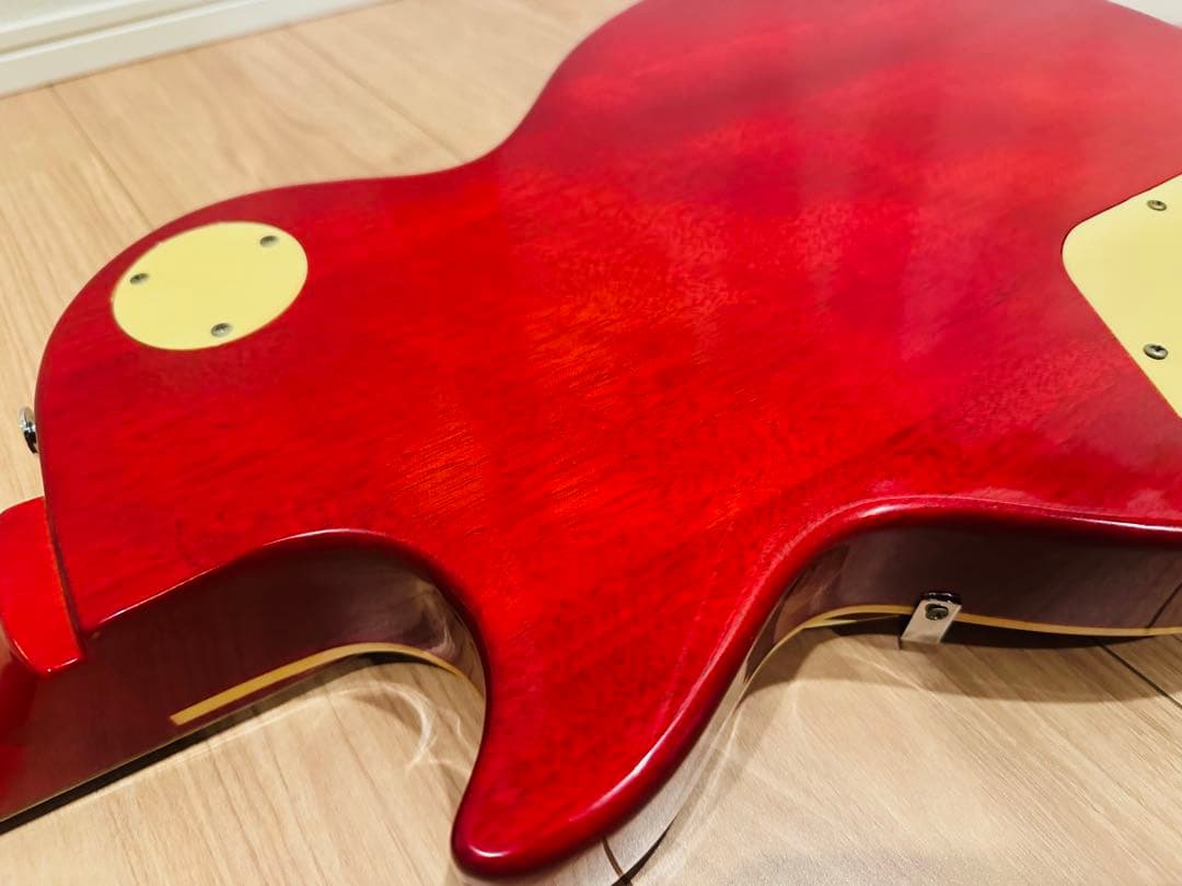 ギター PLAYTECH LP-500 PREMIUM Quilt Top P-90