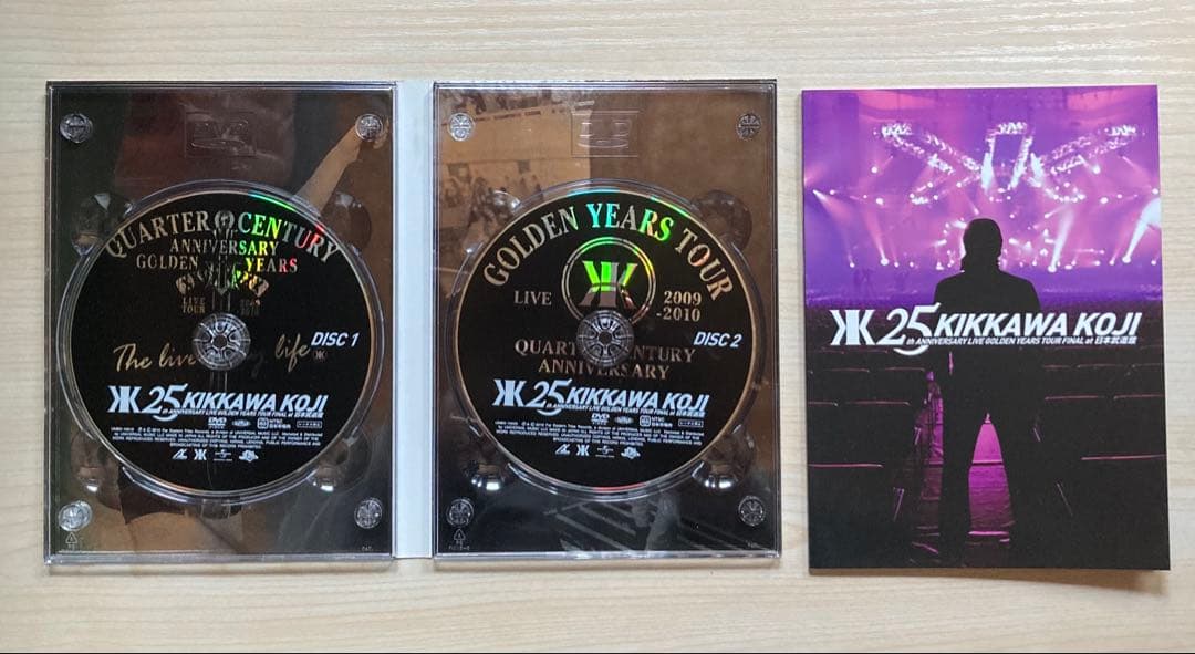 吉川晃司 25周年LIVE DVD 2枚組　初回限定 USB付 おまけ【値下げ】