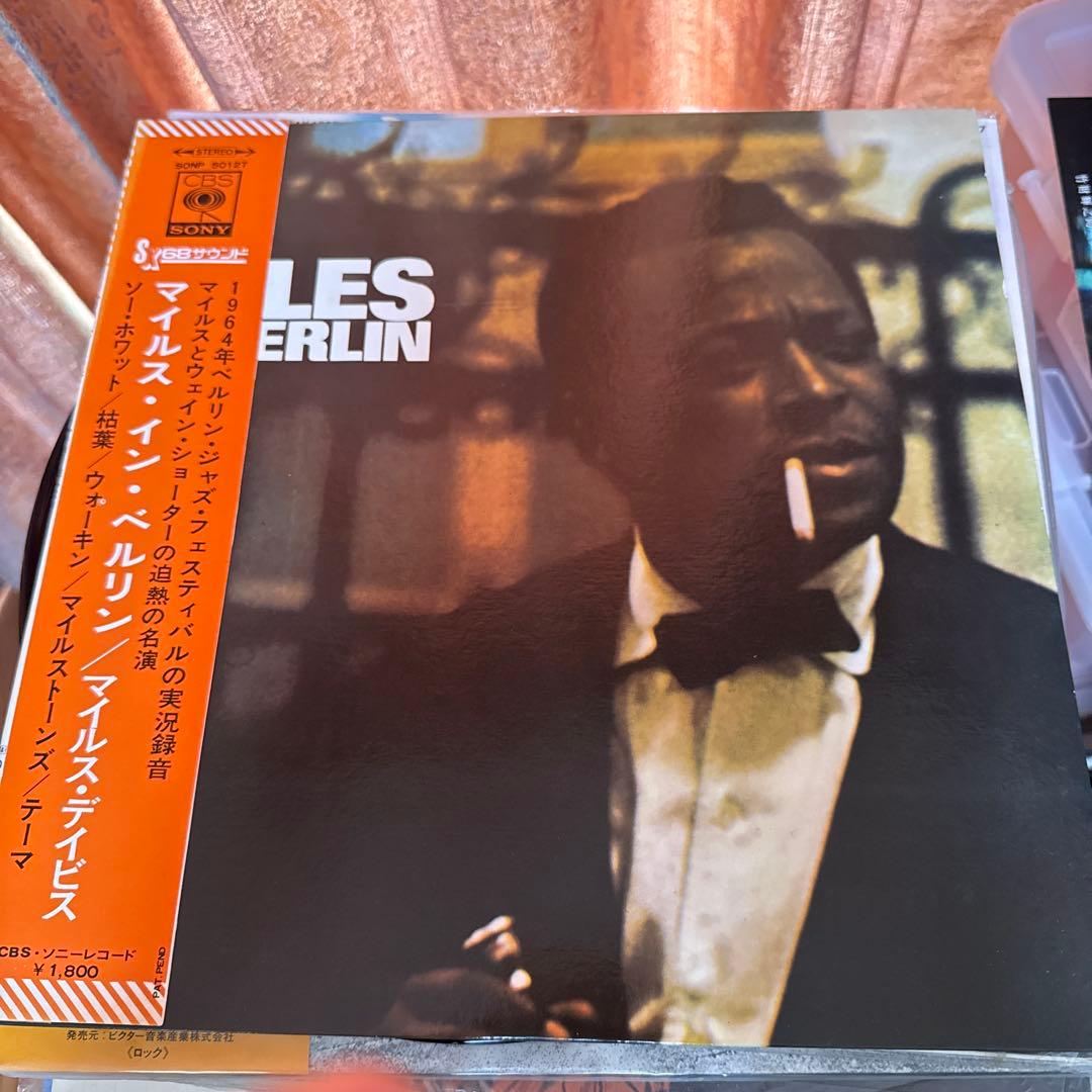 2)LP12in国内盤マイルスデイビスの 4枚写真参照　盤ジャケ帯解説良好