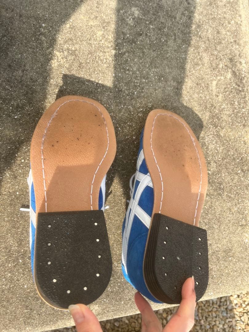 ASICS 青 スクワットシューズ　箱付き　26.0cm