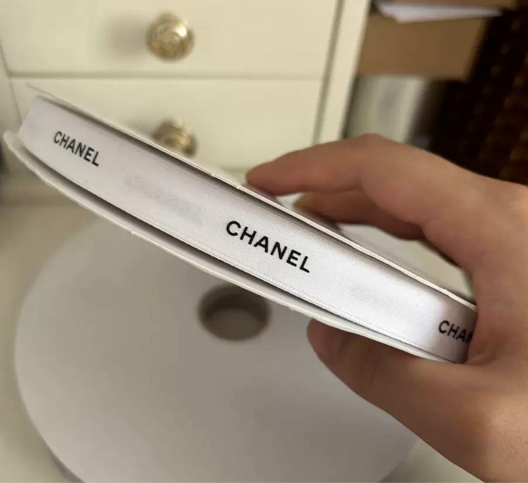 neko　正規品 シャネルリボン　黒✖︎白　幅1.5cm 10ロール