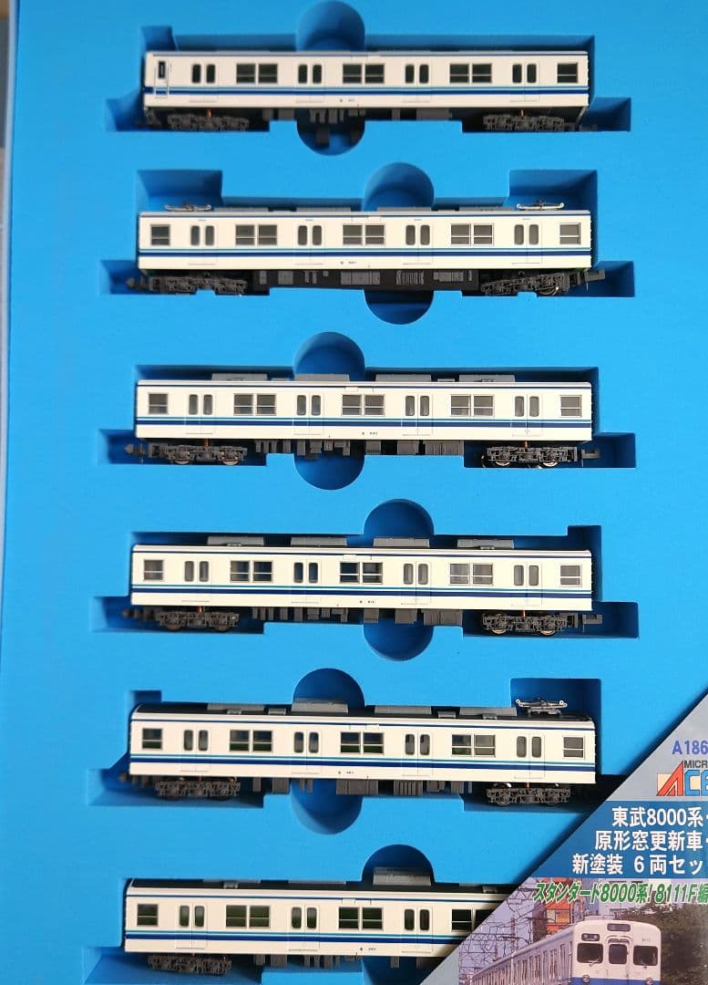 MICRO ACE　A-1863 東武8000系 原形窓変更新車新塗装6両セット