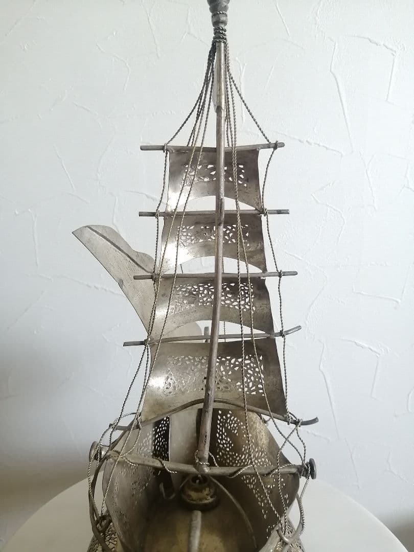 金属工芸 銀 シルバー silver 洋銀 帆船
