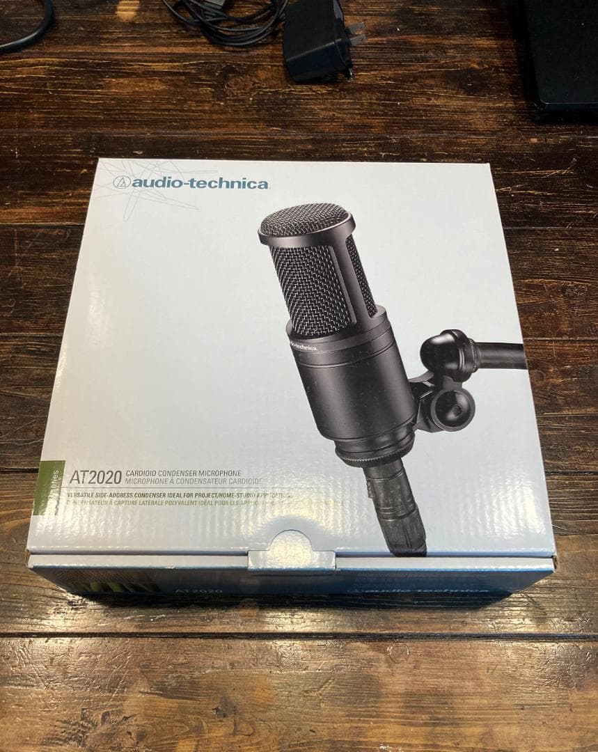 audio-technica AT2020　コンデンサマイク　美品