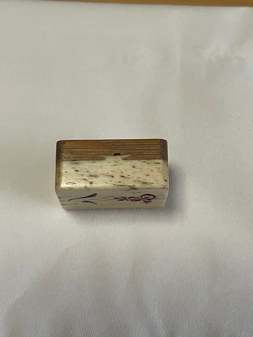 超レア超レトロ木製麻雀箱 伝統時代モノ&麻雀牌 ※骨牌背竹牌　※骨董品