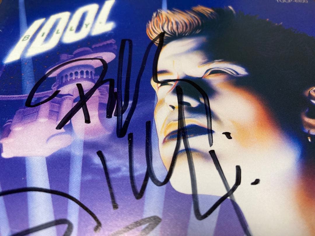 ビリー・アイドル　スティーヴ・スティーヴンス　サインCD billy idol