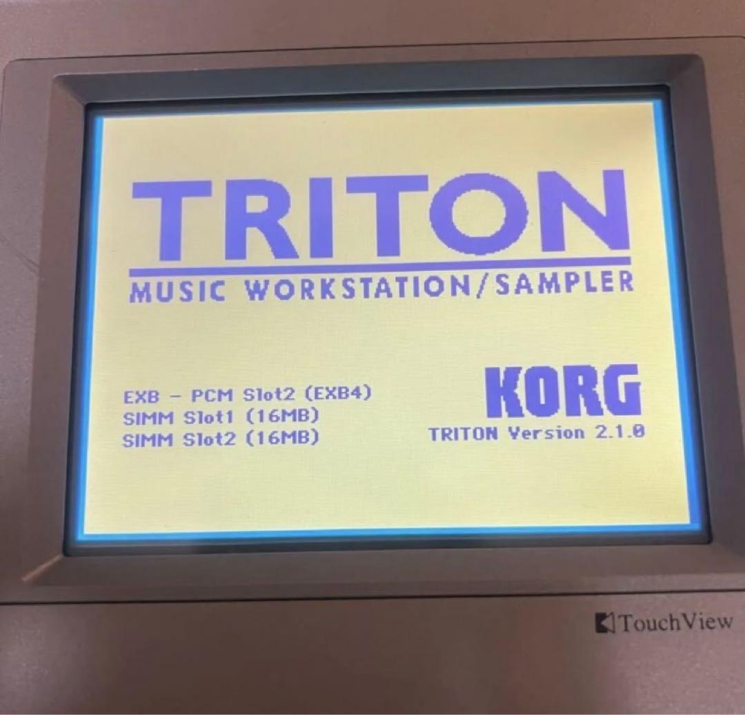 KORG TRITON シンセサイザー 音源モジュール　EXB-PCM04搭載