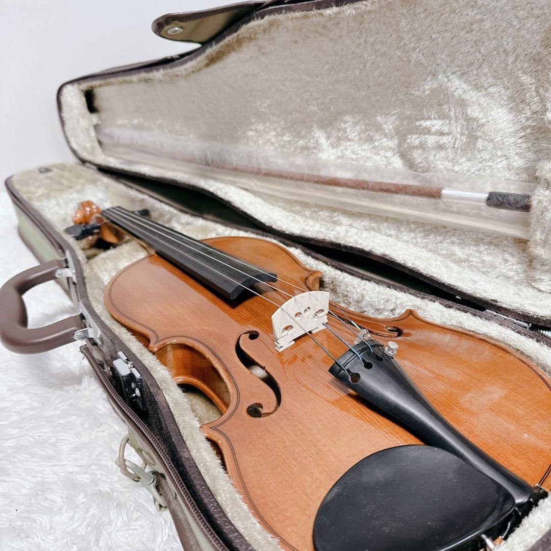 SUZUKI スズキ バイオリン 弦楽器 ケース No200 3/4 弓