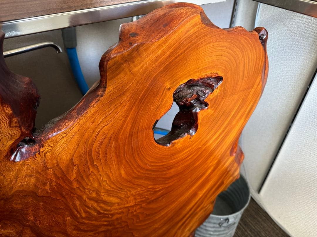 高級天然木 衝立 1枚板