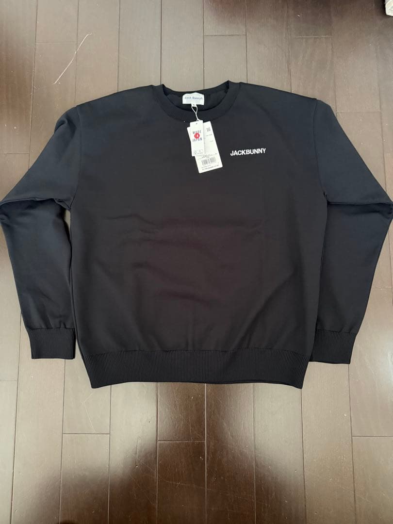 新品　パーリーゲイツ　ジャックバニー　セーター　ブラック　サイズ6 LL