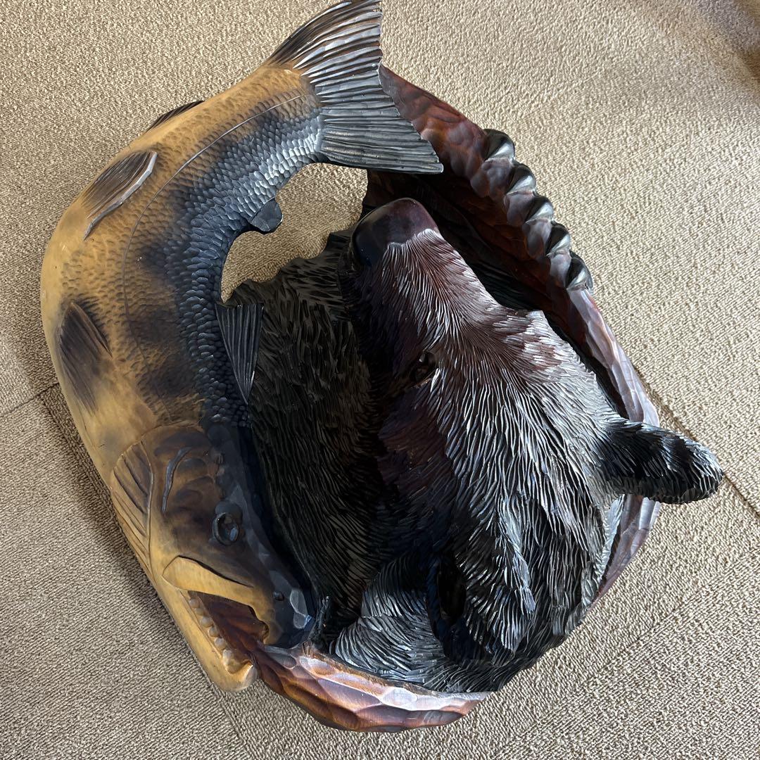 木彫り　熊　ビッグサイズ