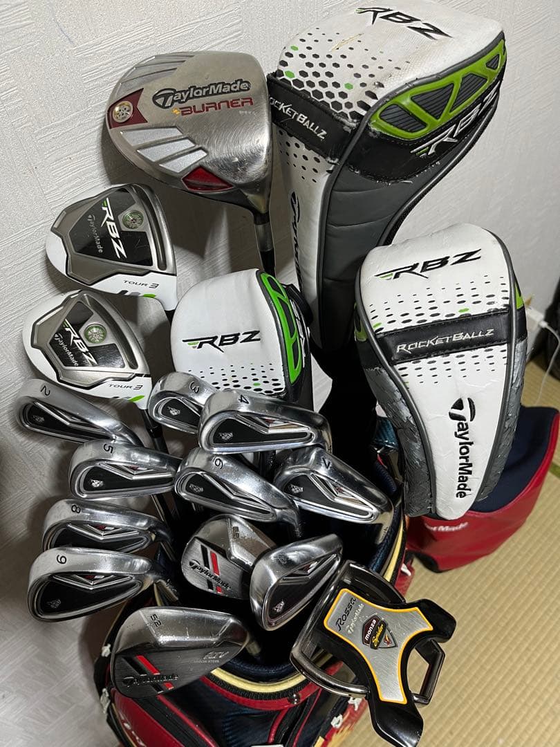 支給品!14本が支給品！超豪華テーラーメイドゴルフセットＸ+キャデバッグ+オマケ