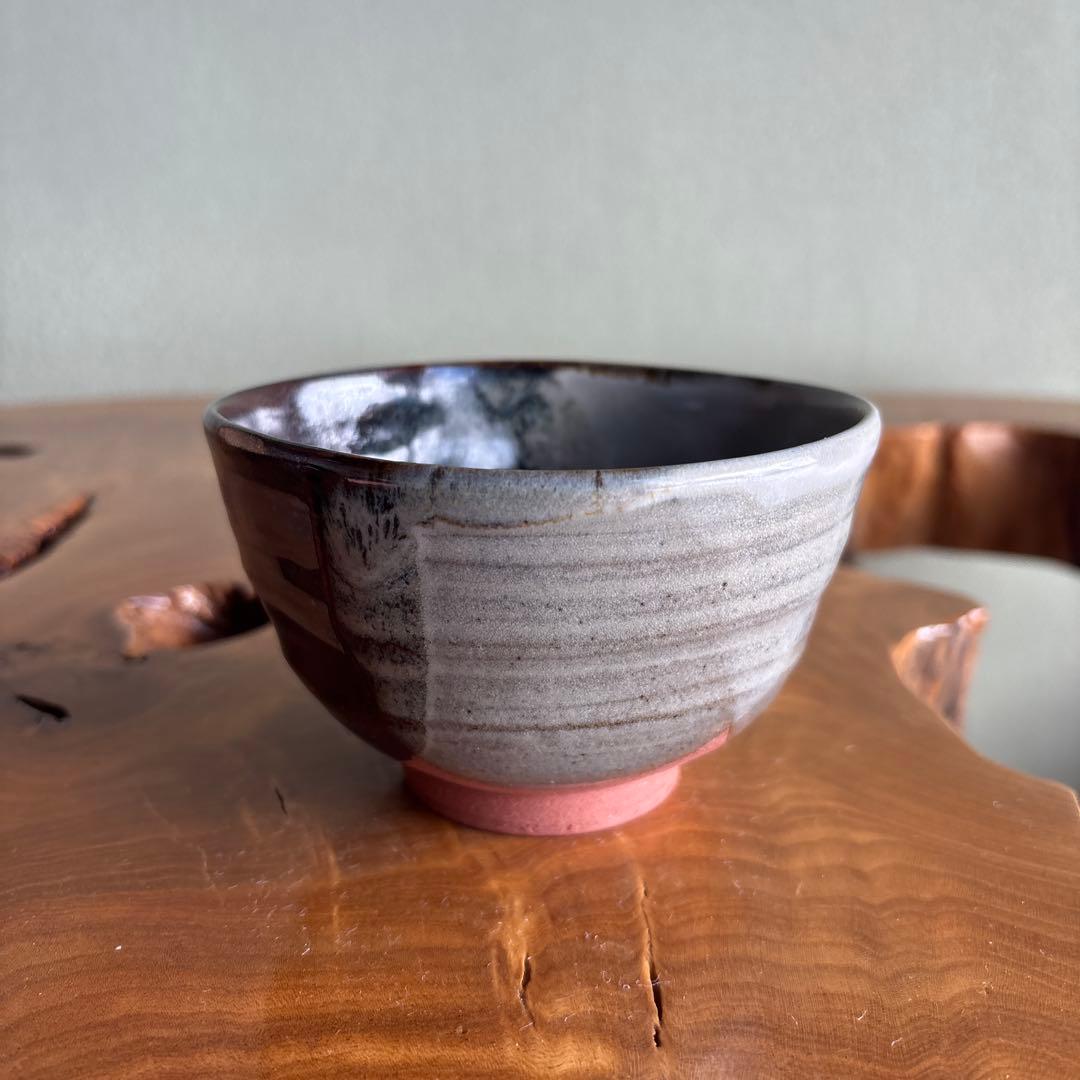 京焼 宮川香せつ造 「松に鶴」抹茶碗 茶道具 共箱