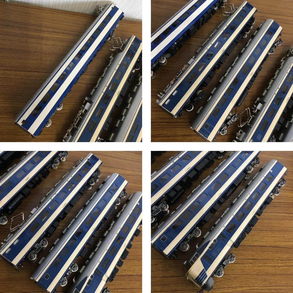 Y 長期保管 カツミ 鉄道模型 6本セット 581系 改造模型 寝台 食堂 S