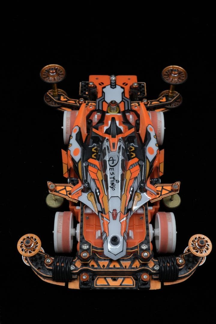 ミニ四駆　タミヤ　MSフレキ最上位カスタム　アバンテmk3 アズール　ディズニー