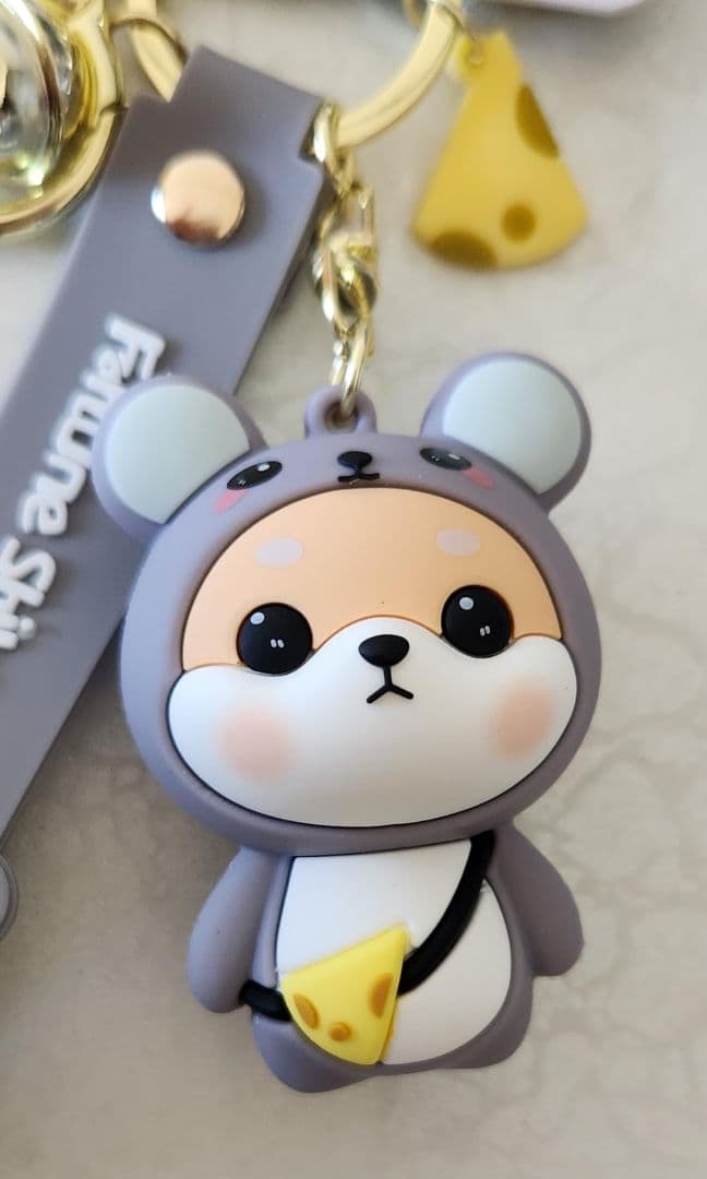 クマのチーズキーホルダー