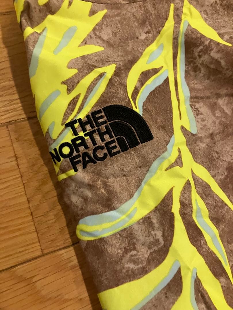 THE NORTH FACE スノーオーバーオール 大きいsizeXL 総柄