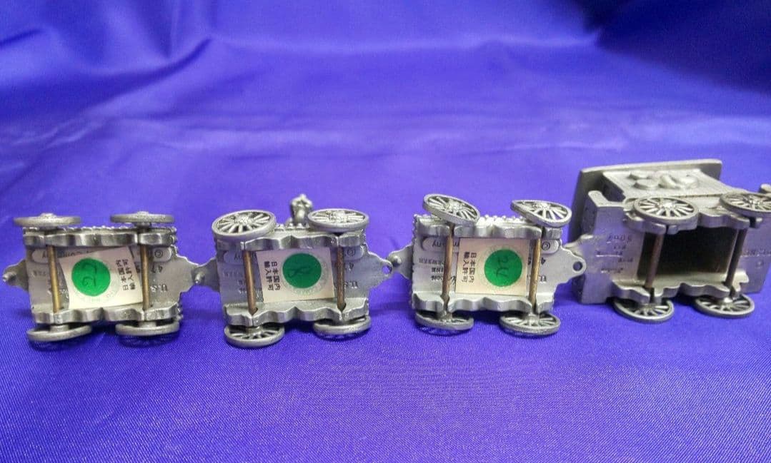 ディズニー ハドソン ピューター 真鍮製 ミッキー&フレンズ 列車