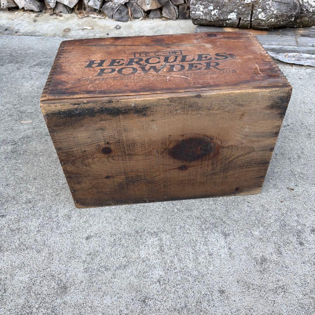 40-50s ヘラクレス　ヴィンテージ木箱 USA 製　アンティーク　店舗什器