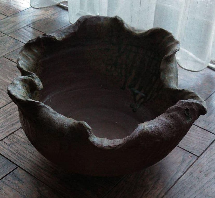 鉢　焼物　睡蓮鉢　金魚鉢