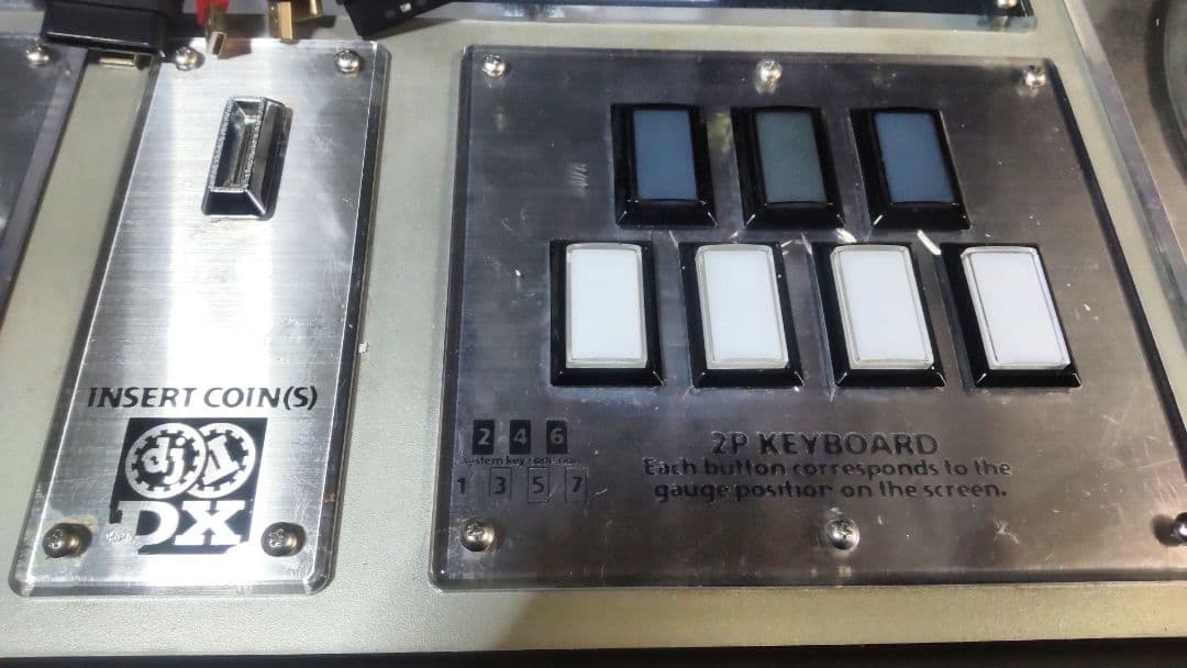 ビートマニア アーケード筐体家庭用仕様 RGBフルカラーLED 三和ボタン多数改