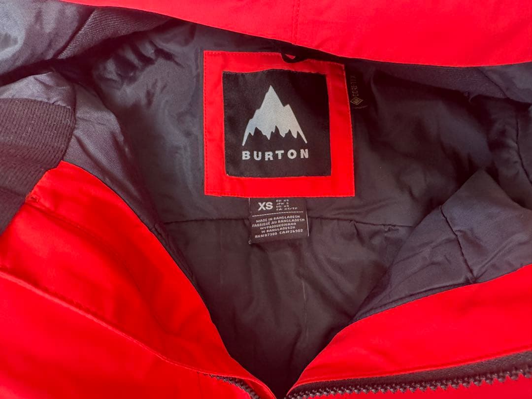 BURTON W 0065 PILLAR ANORAK XS レッド