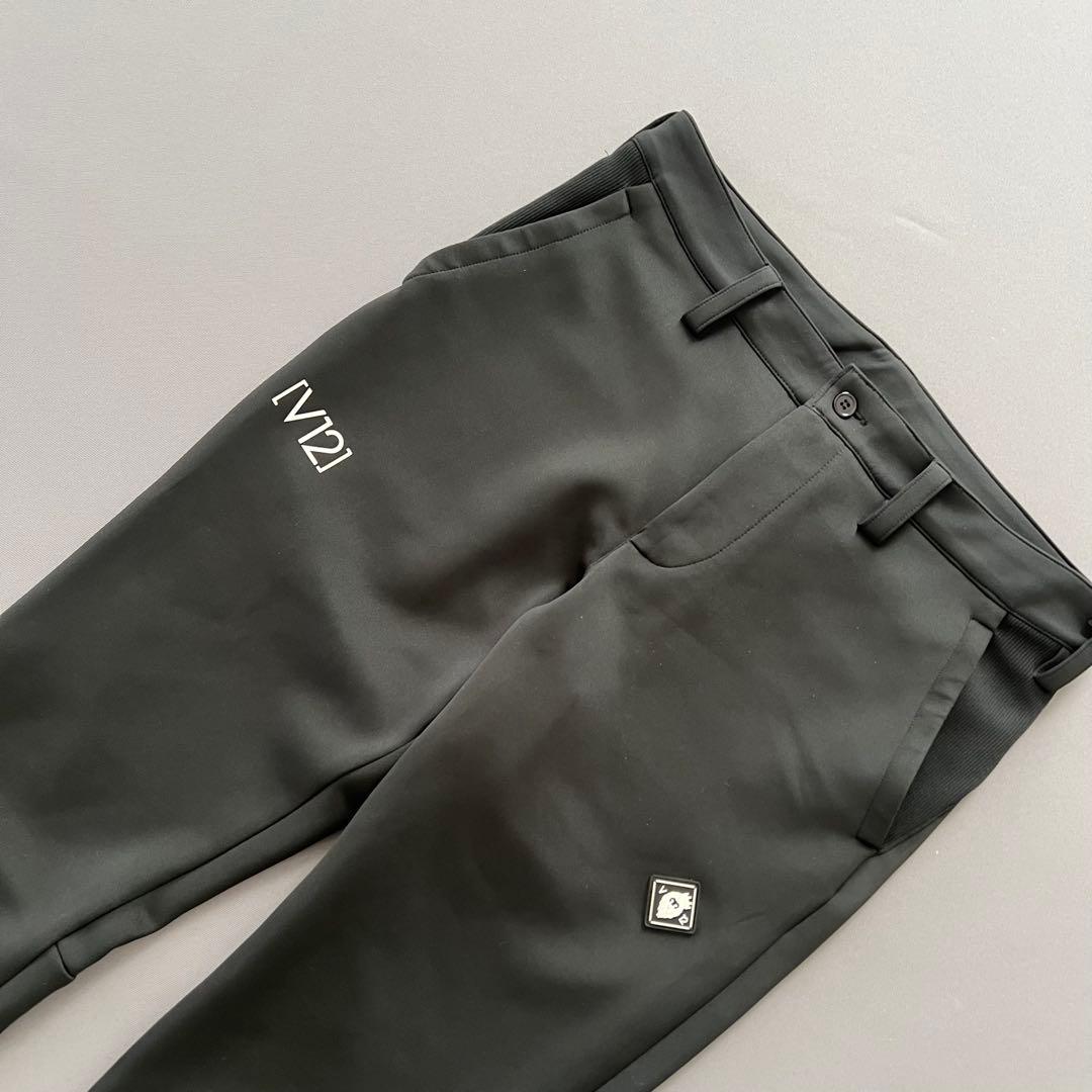 V12 ヴィトゥエルブ　セットアップ　ジャケット　パンツ　メンズ　総柄　L 黒