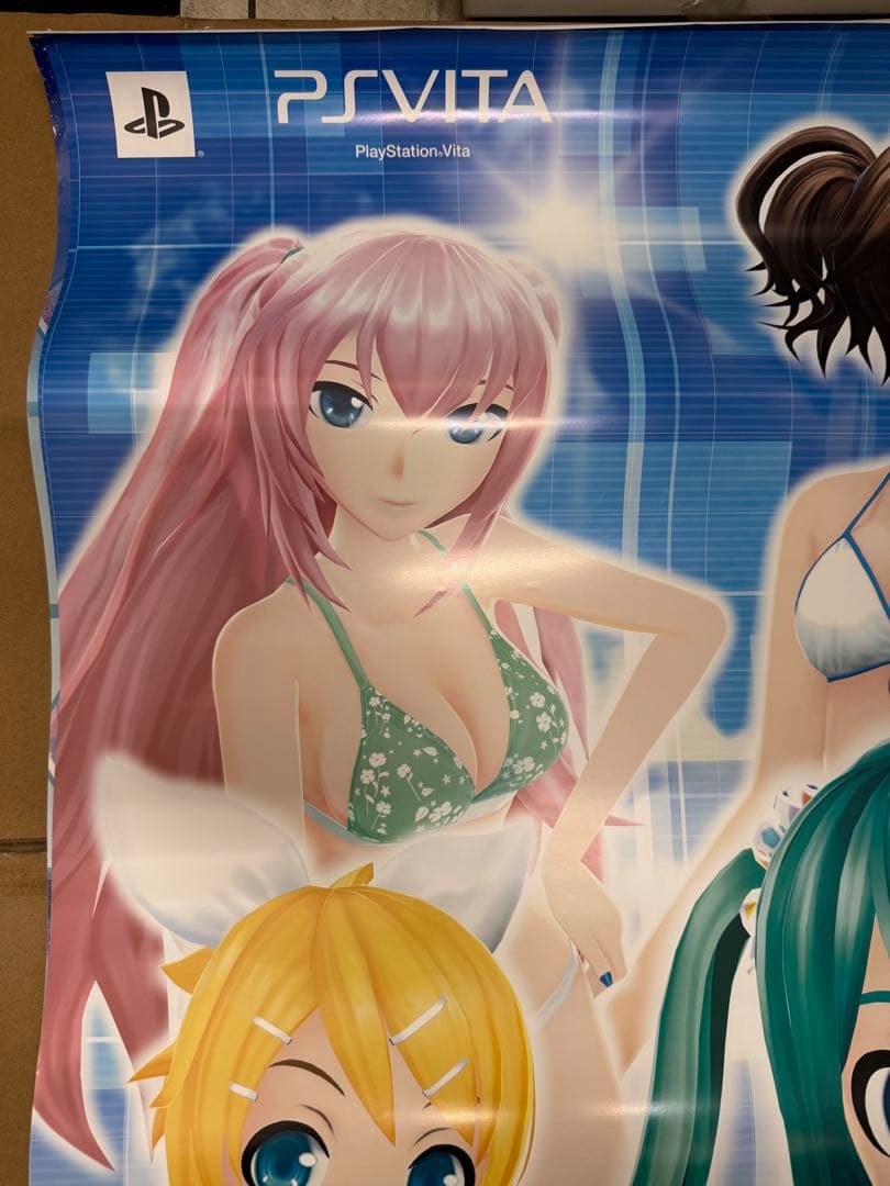 初音ミクProject DIVAf Vita 店頭販促用ポスター2枚セット