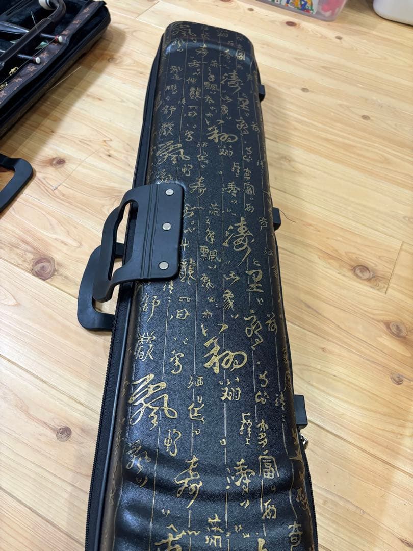 高級二胡 紅木精品　新品未使用　錦蛇皮のタグ付き