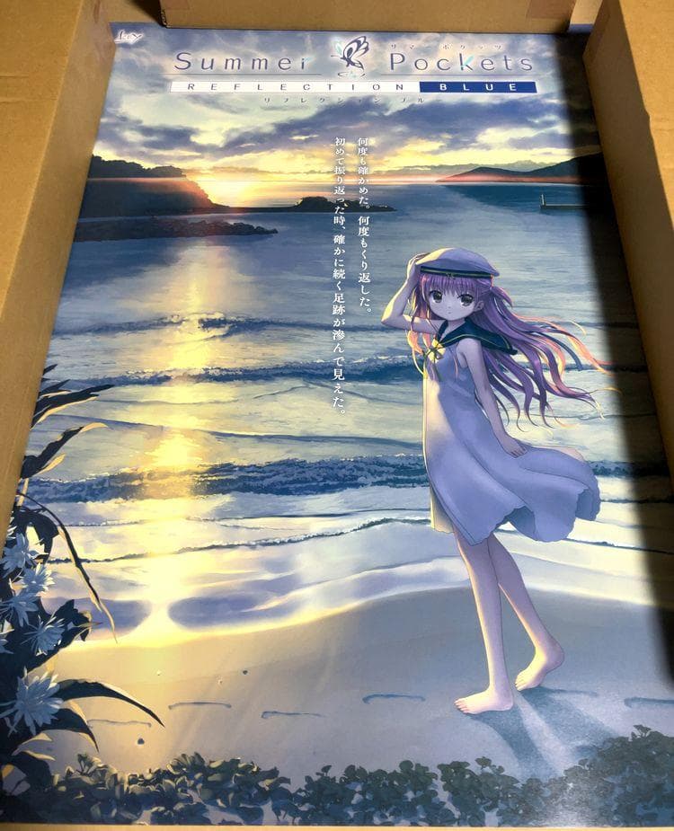 9枚 公式ポスター Summer Pockets REFLECTION BLUE