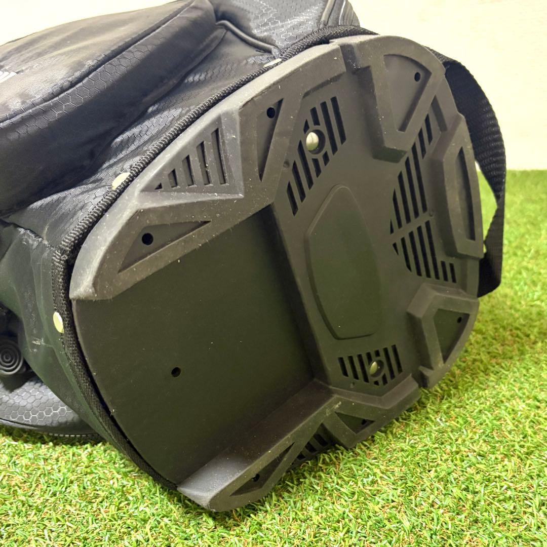 美品｜スリクソン　キャディバッグ　軽量　スタンド式　アスリート　黒　ブラック