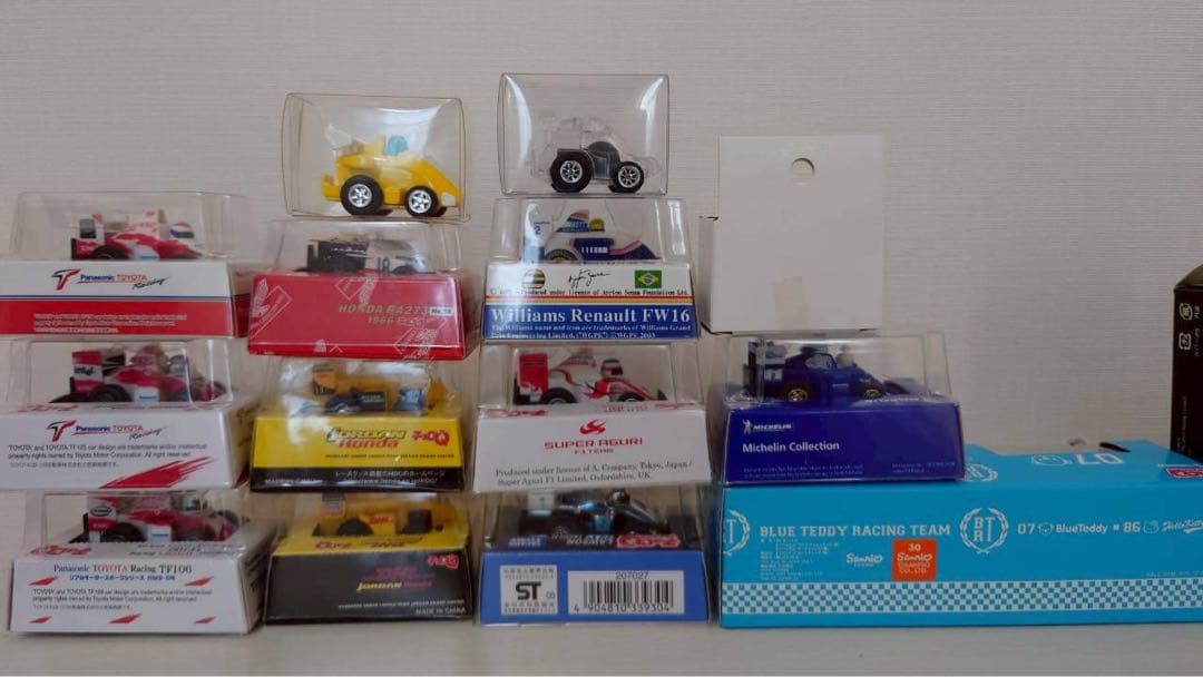 リアルモータースポーツセット　トヨタ　ウィリアムズルノー　ホンダ　アグリ10台