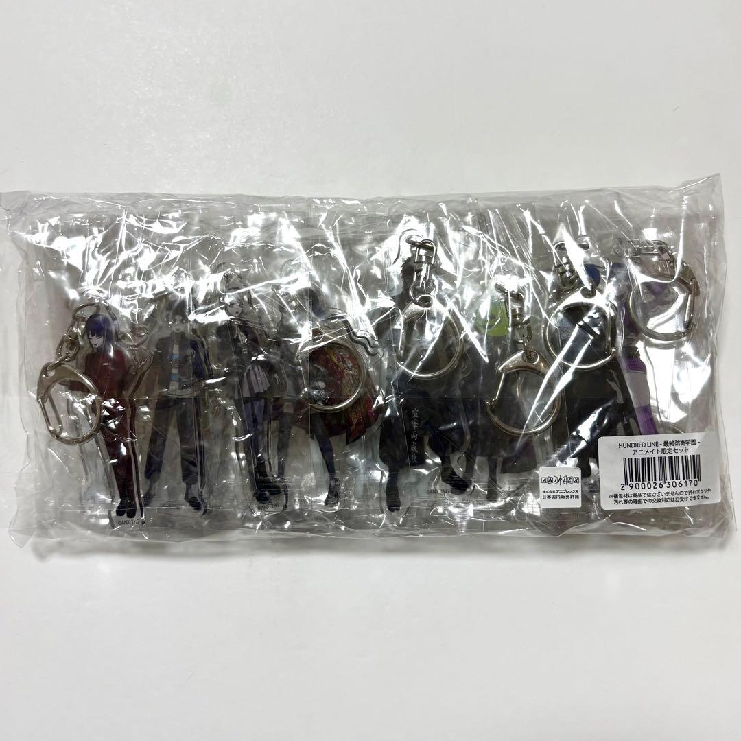 HUNDRED LINE 最終防衛学園 アクリルキーホルダー ハンドレッドライン
