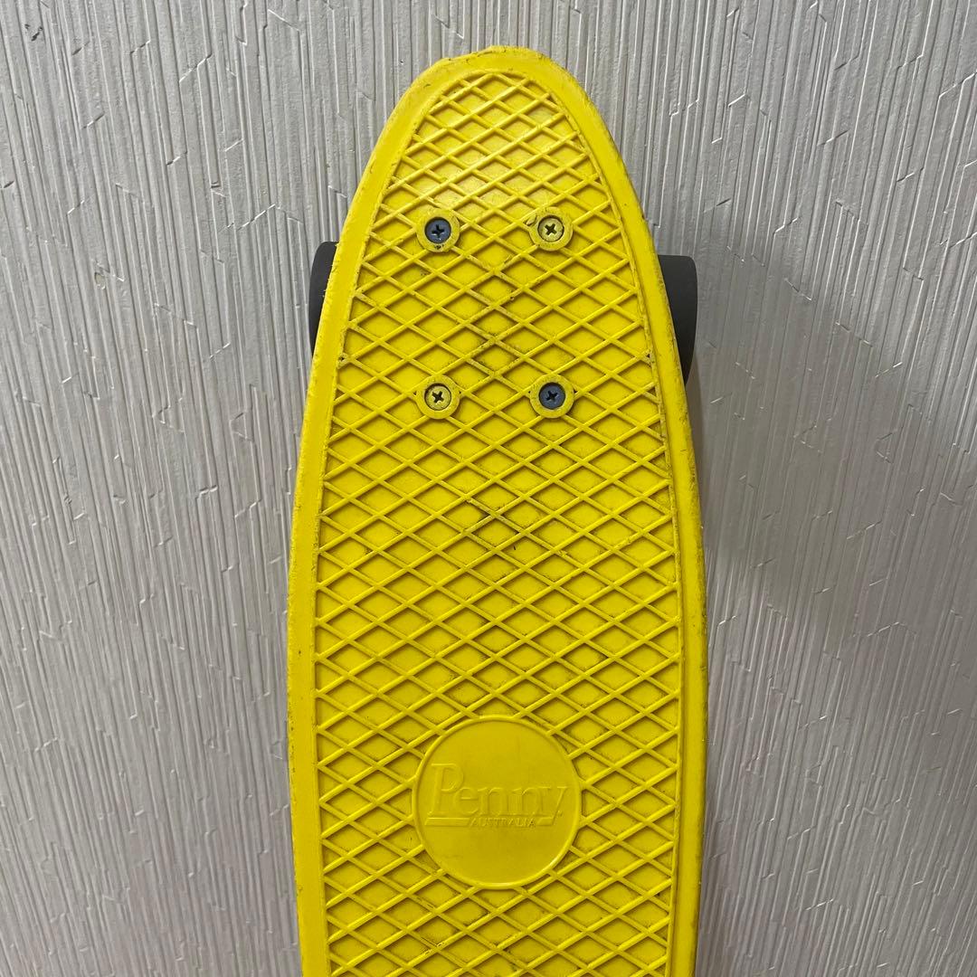 ペニースケートボード イエローxパープル　22インチ