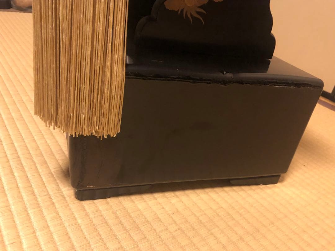 浄瑠璃　義太夫　見台　蒔絵　漆器　歌舞伎　文楽　三味線