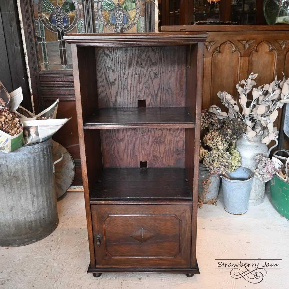 IFU-422 英国アンティーク オーク チェスト 3段 引き出し キャビネット