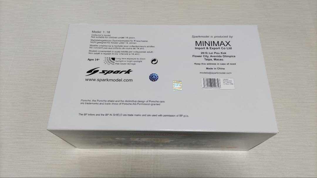 ●セール●未使用● スパーク 1/18 ポルシェ 956 #7